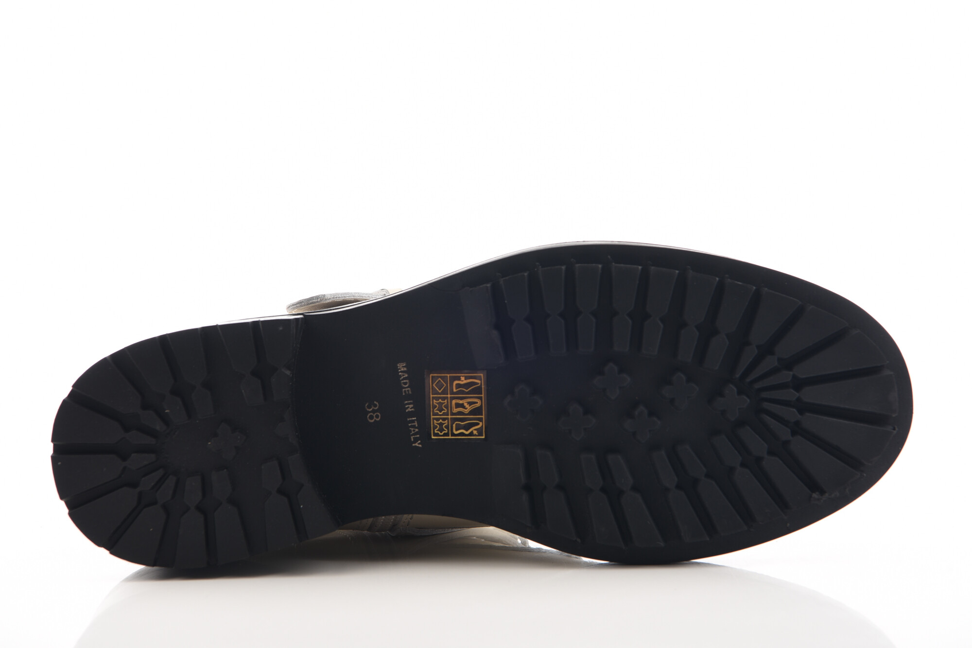 Ecru Enkellaars plat image