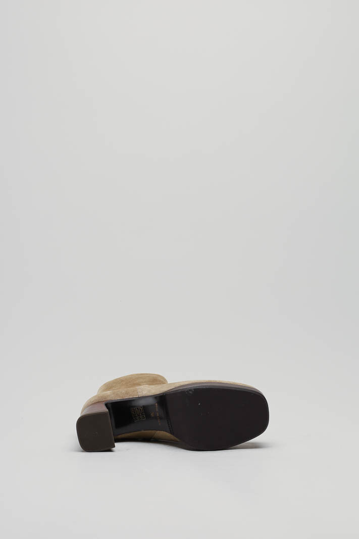 Beige Enkellaars hak image