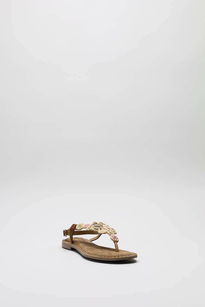 Beige Sandaal plat image