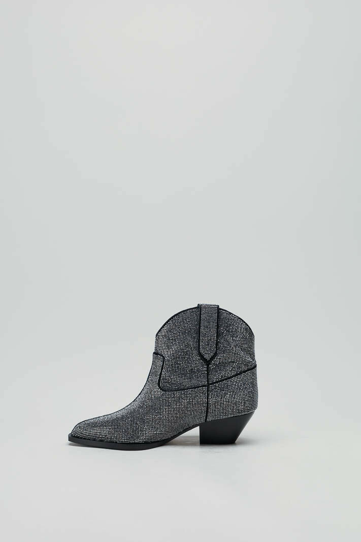 Zwart Enkellaars hak image