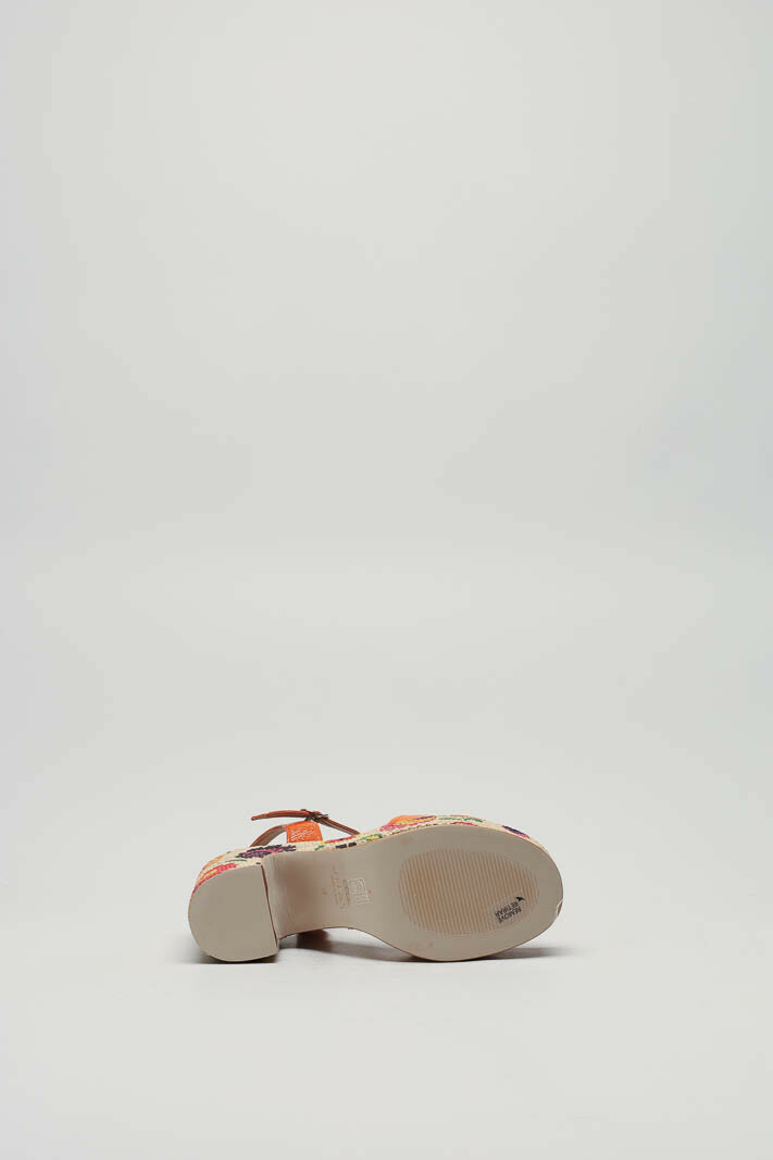 Oranje Sandaal hak image