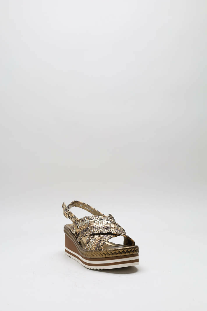 Brons Sandaal sleehak