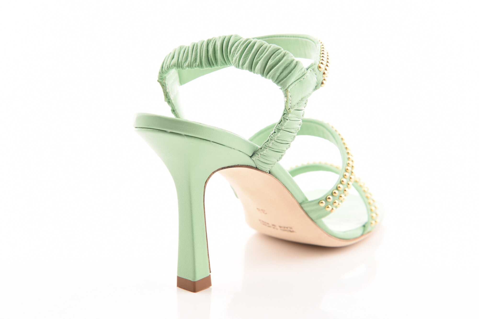 Lichtgroen Sandaal hak image