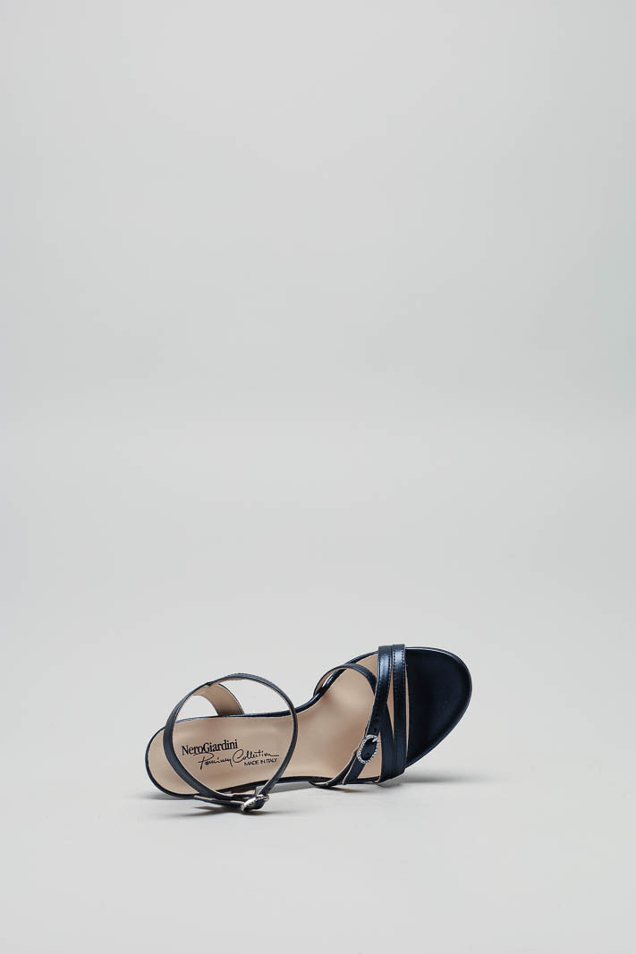 Donkerblauw Sandaal hak image