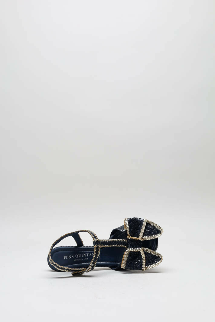 Donkerblauw Sandaal hak image