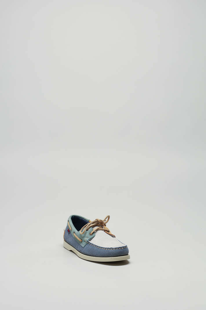 Lichtblauw Bootschoen