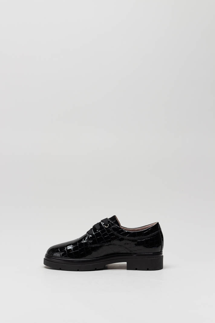 Zwart Veterschoen image