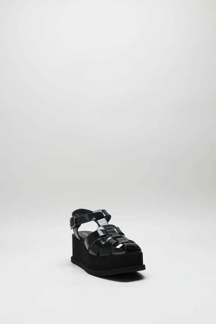 Zwart Sandaal sleehak image