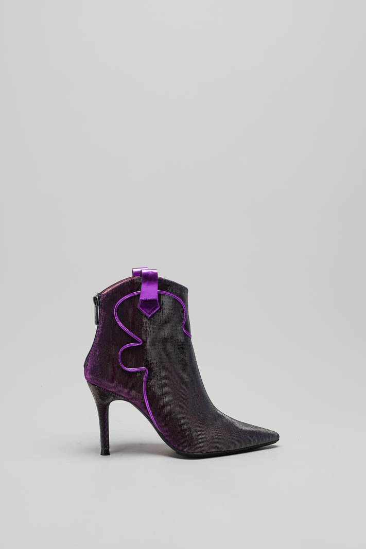 Paars Enkellaars hak