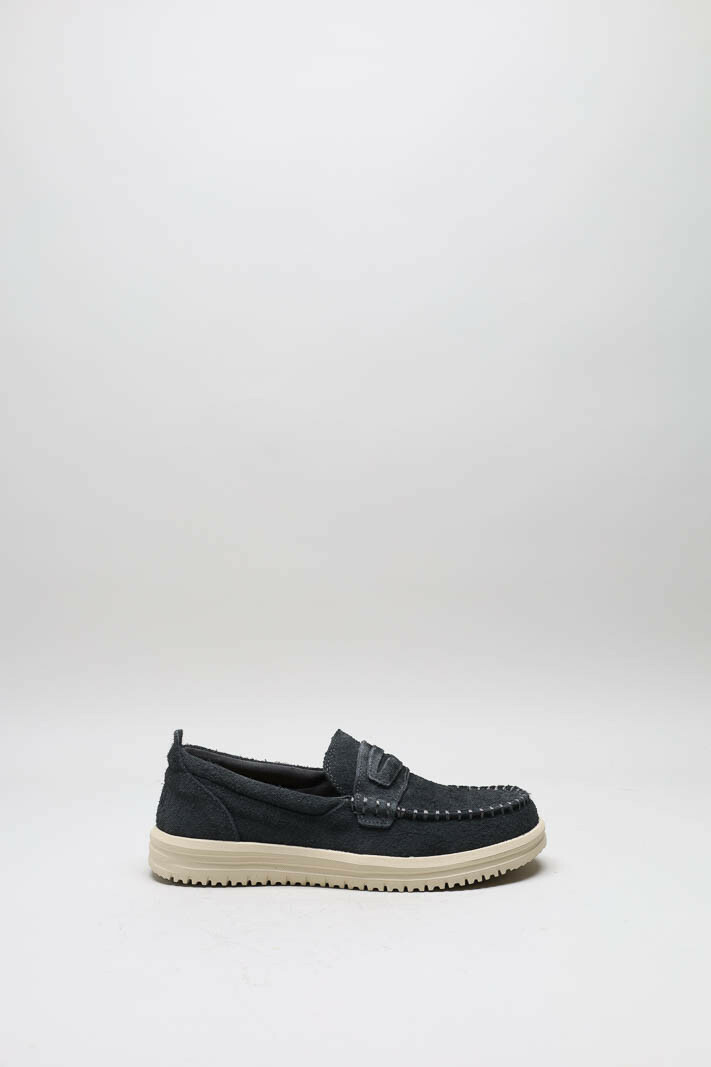 Donkergrijs Mocassin