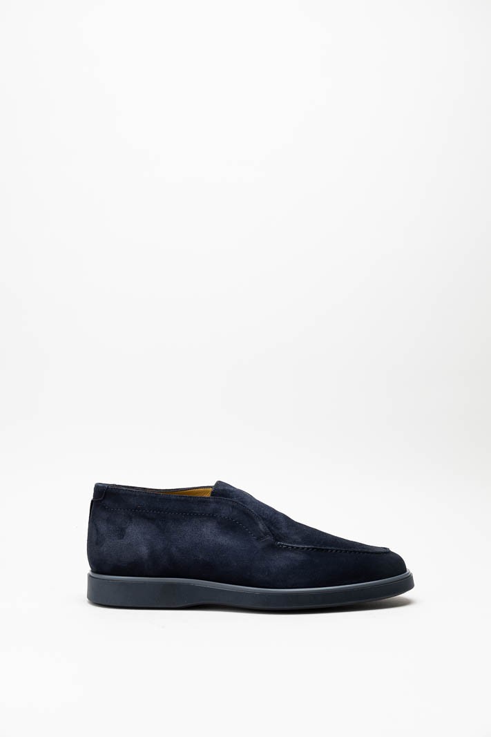 Donkerblauw Mocassin