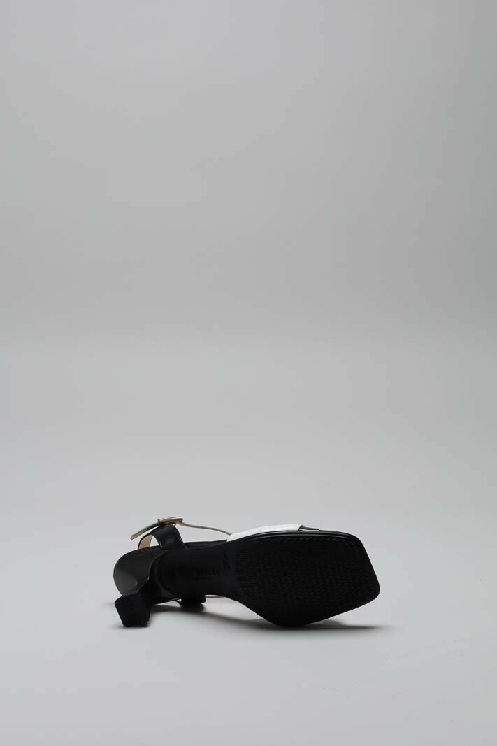 Zwart Sandaal hak image