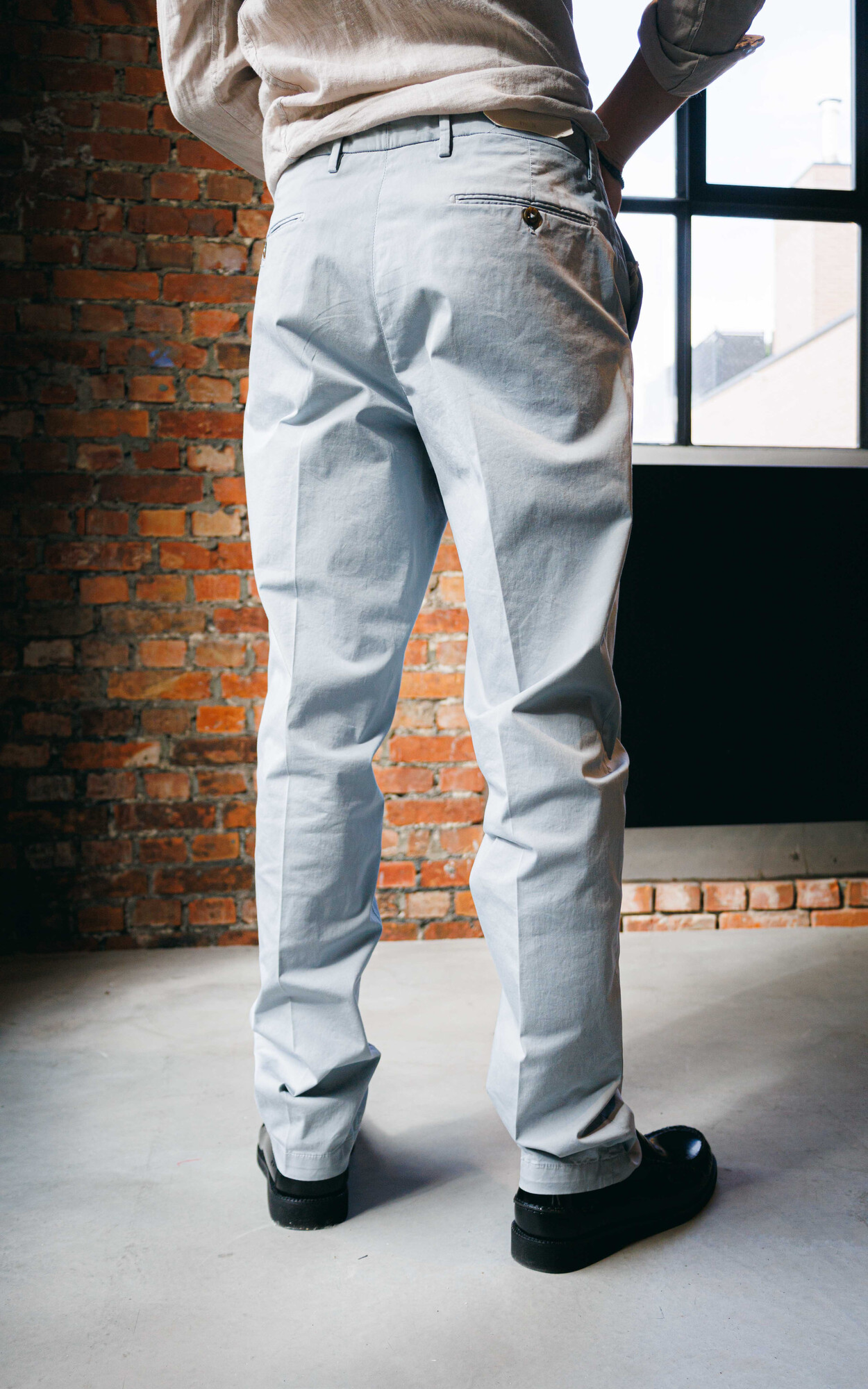 Lichtblauw Broek image