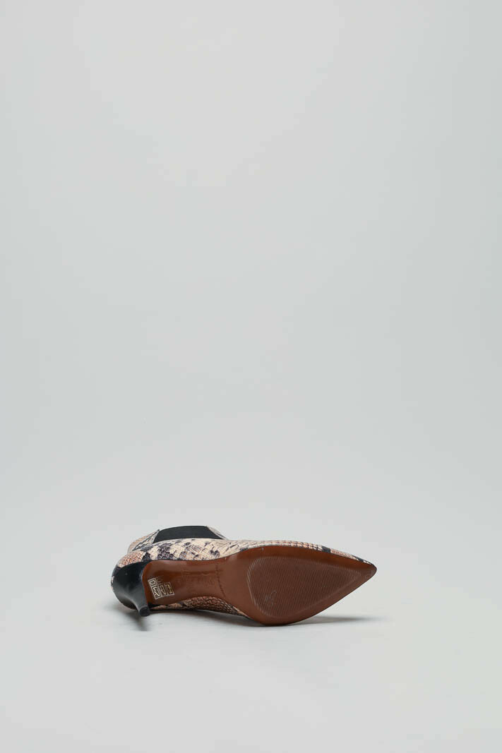 Beige Enkellaars hak image