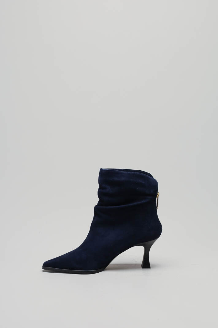 Donkerblauw Enkellaars hak image