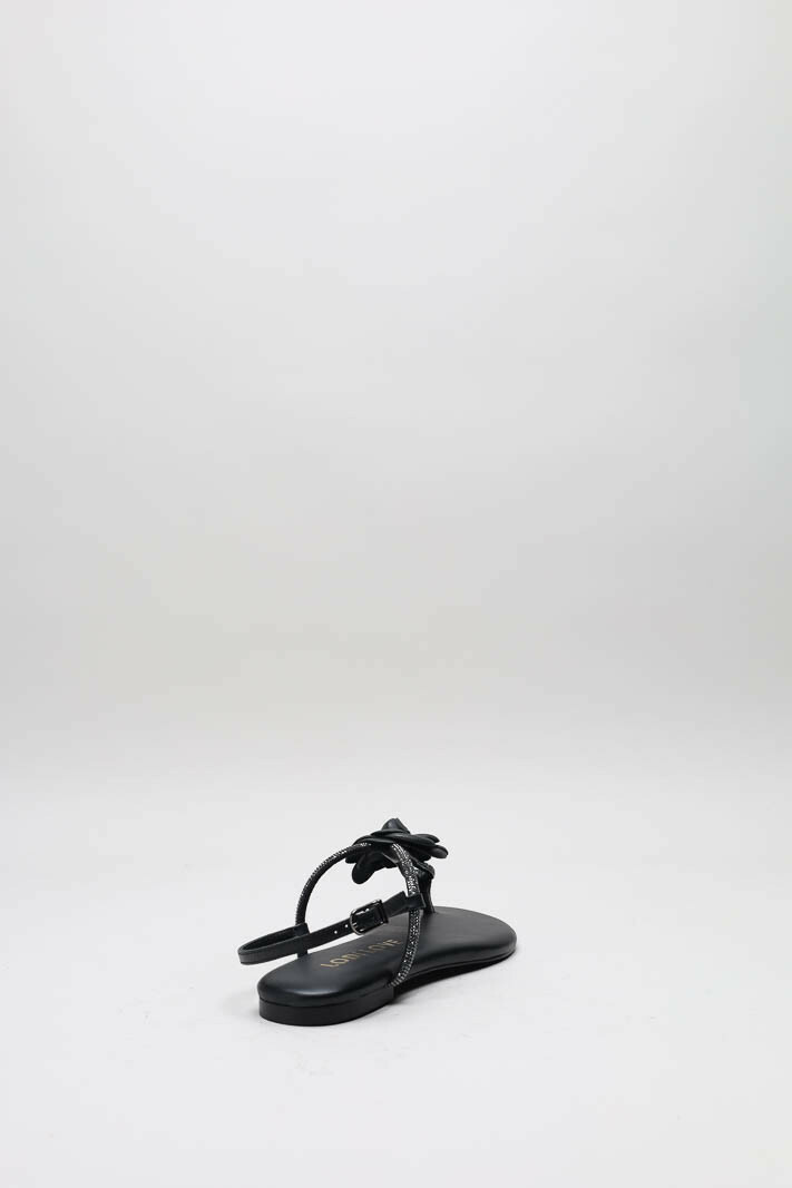 Zwart Sandaal plat image