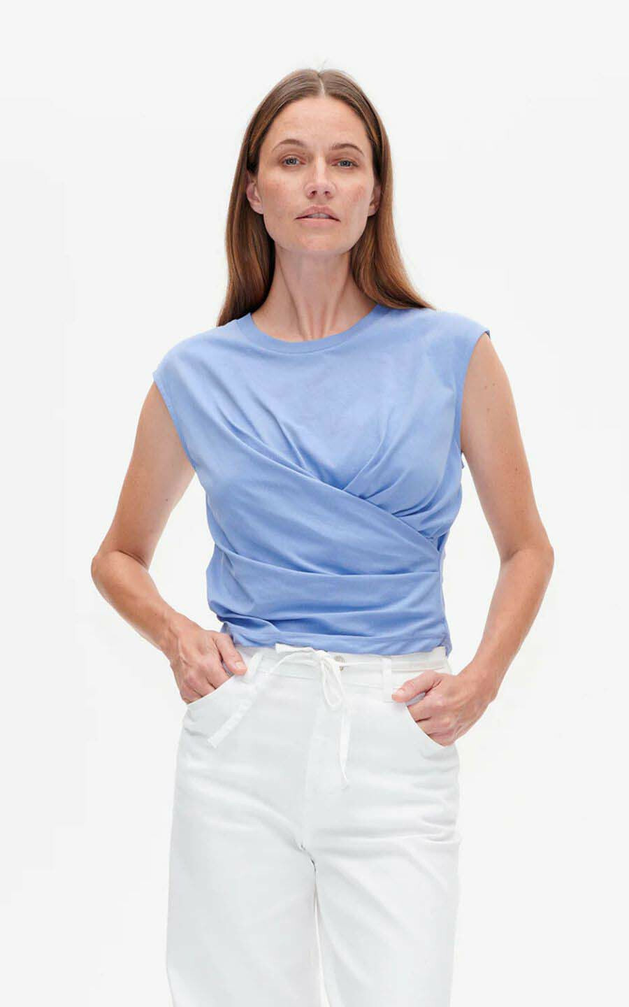 Blauw T-shirt/top