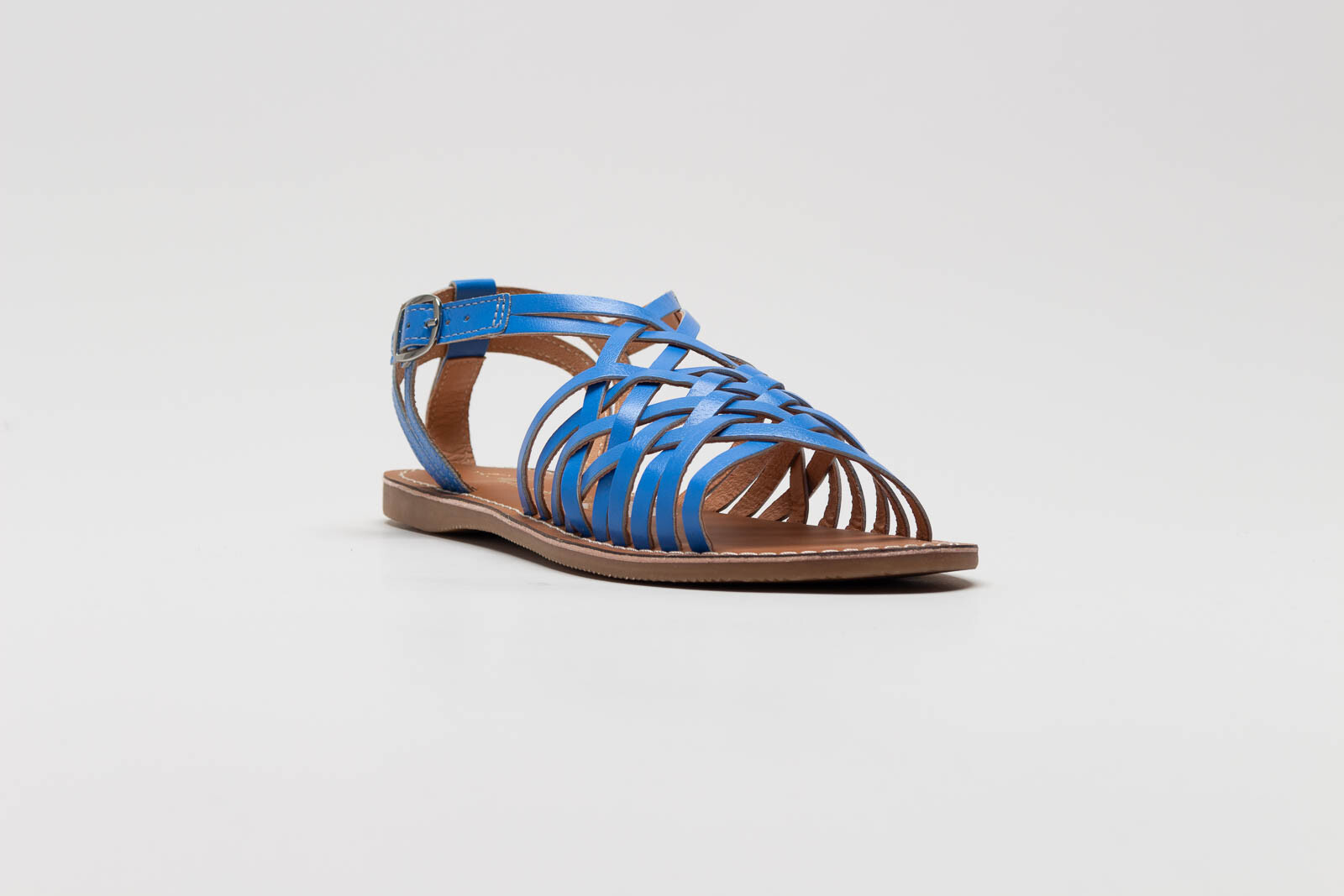 Blauw Sandaal plat image