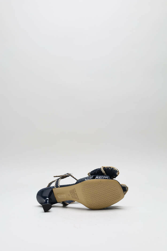 Donkerblauw Sandaal hak image