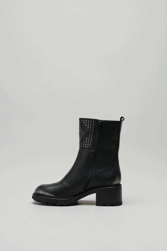 Zwart Enkellaars hak image