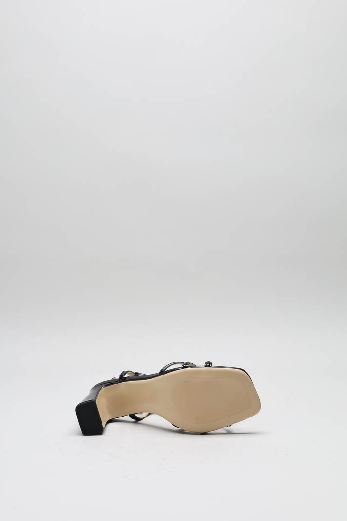 Zwart Sandaal hak image