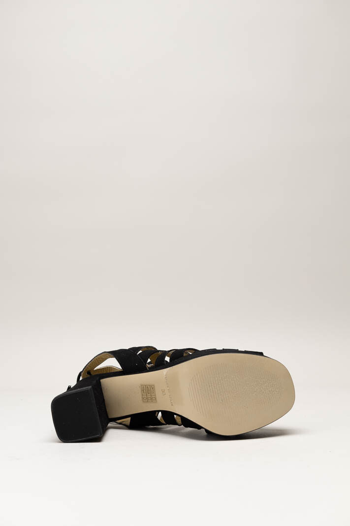 Zwart Sandaal hak image