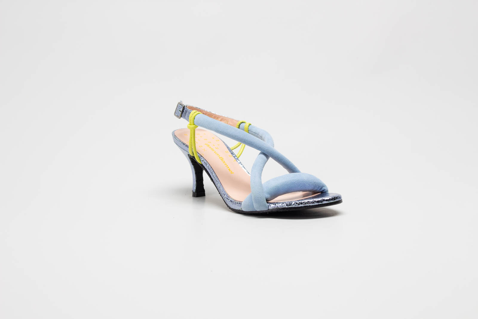 Lichtblauw Sandaal hak