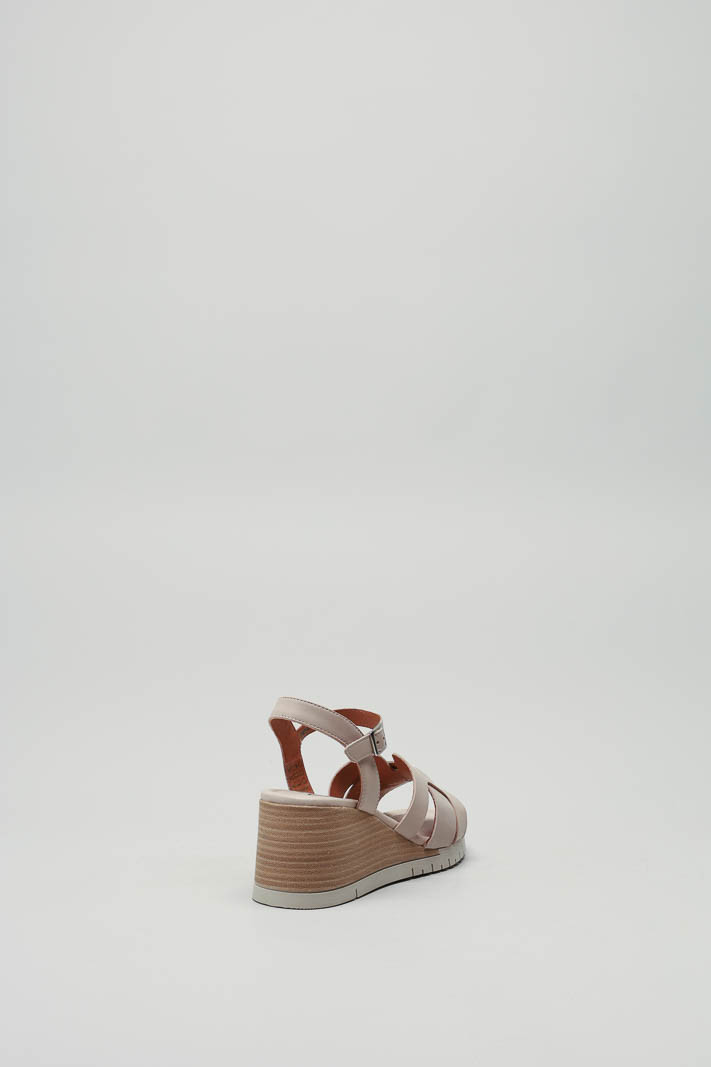 Lichtbeige Sandaal sleehak image