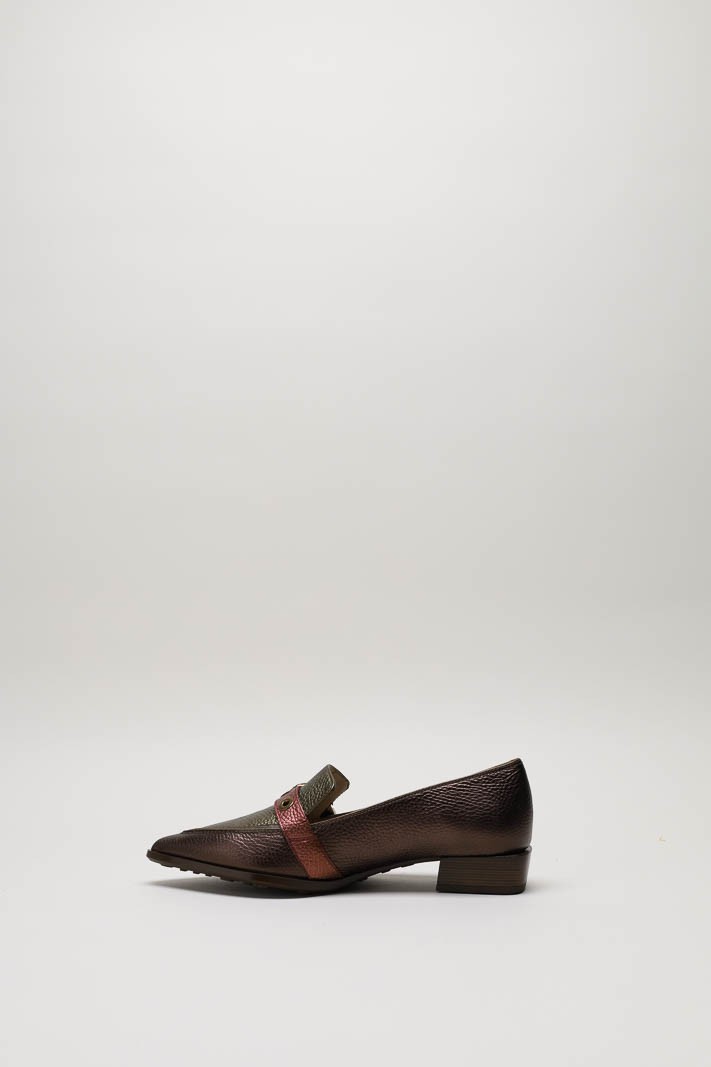 Donkerbruin Mocassin hak image