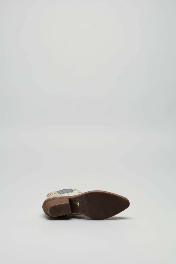 Beige Enkellaars hak image