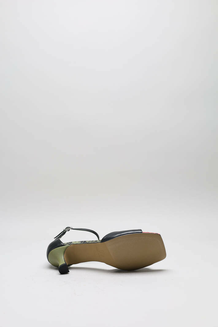 Zwart Sandaal hak image