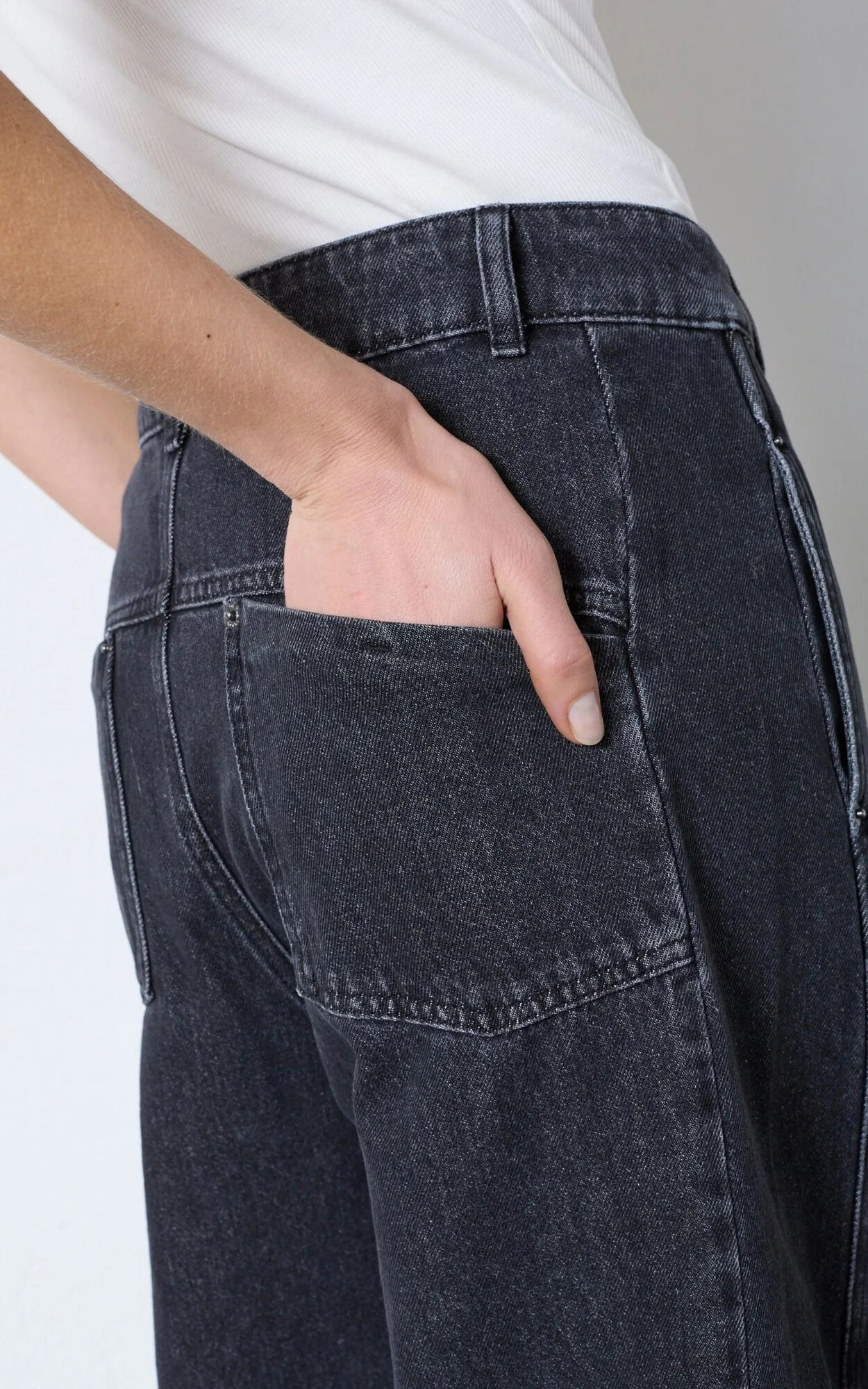 Zwart Jeansbroek image