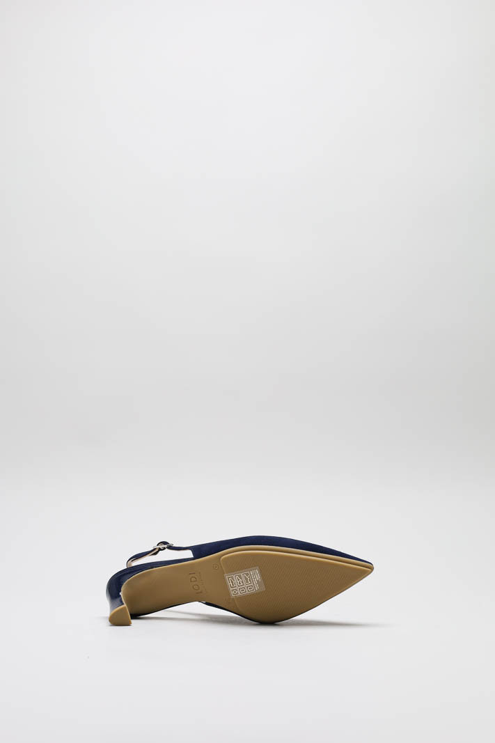 Donkerblauw Pump image