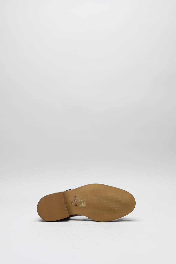 Donkerbruin Gespschoen image