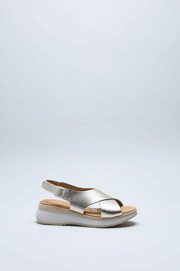 Goud Sandaal plat