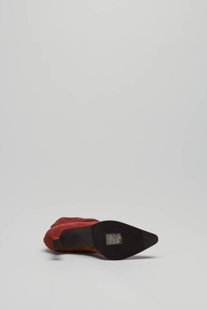 Roestbruin Enkellaars hak image