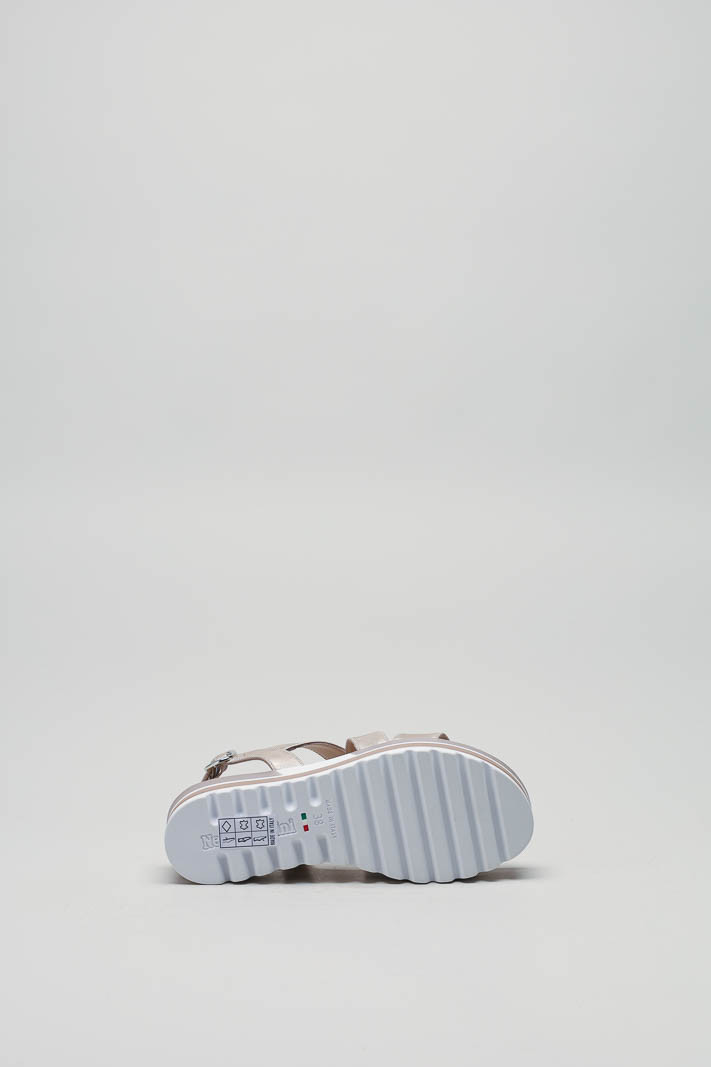 Taupe Sandaal plat image