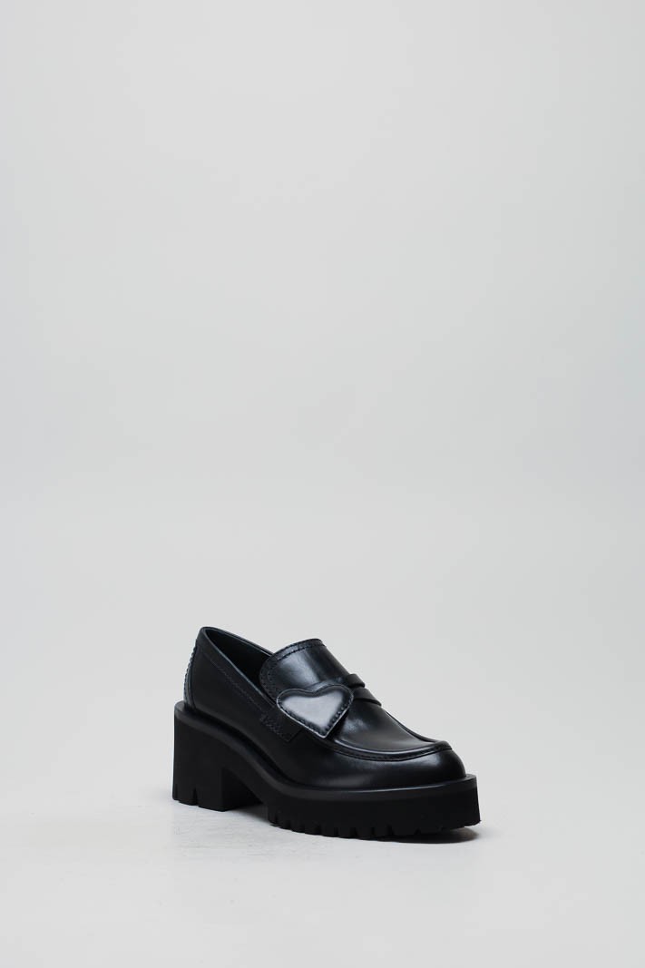 Zwart Mocassin hak