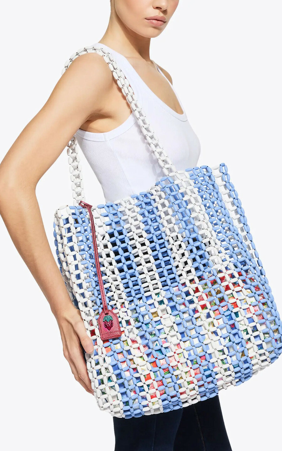 Lichtblauw Schoudertas image