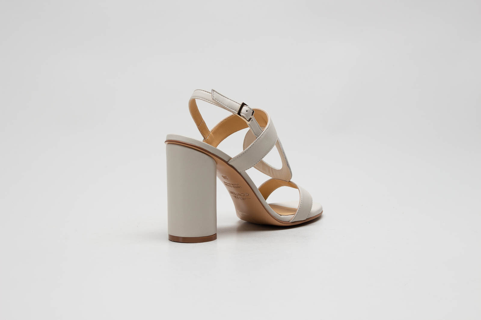 Ecru Sandaal hak image