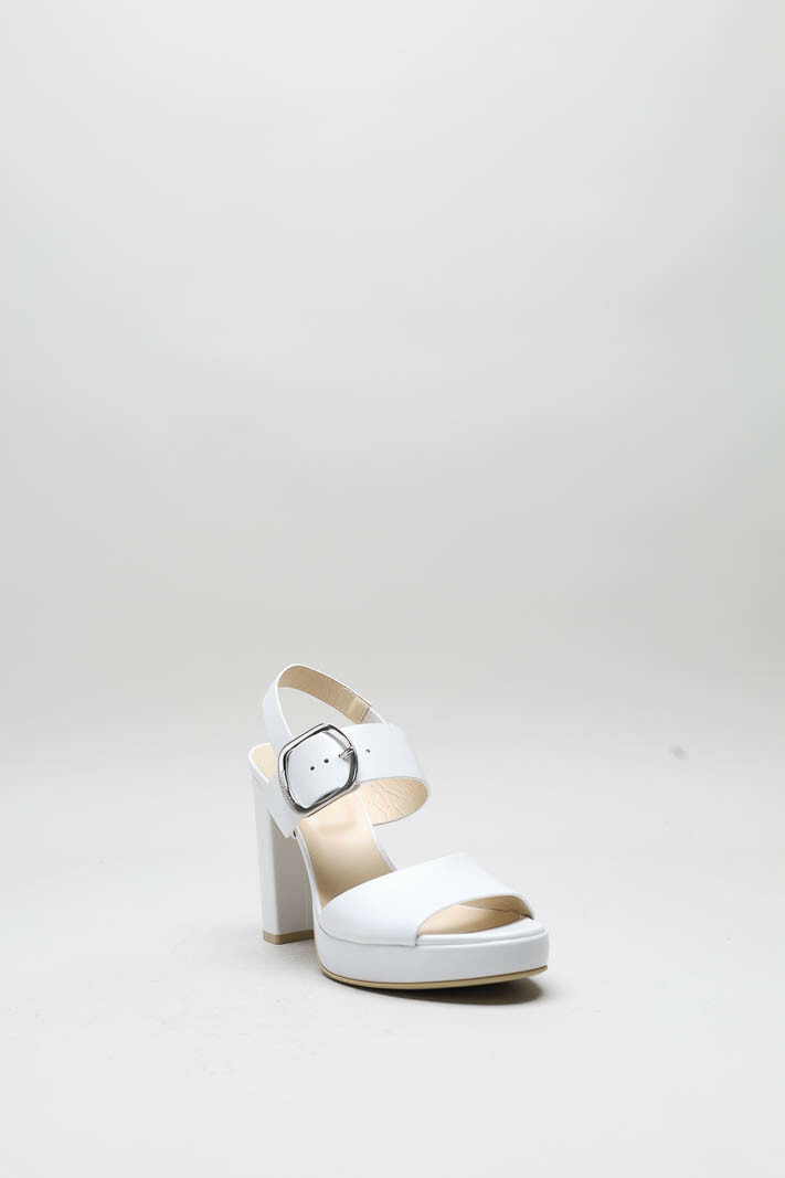Wit Sandaal hak image
