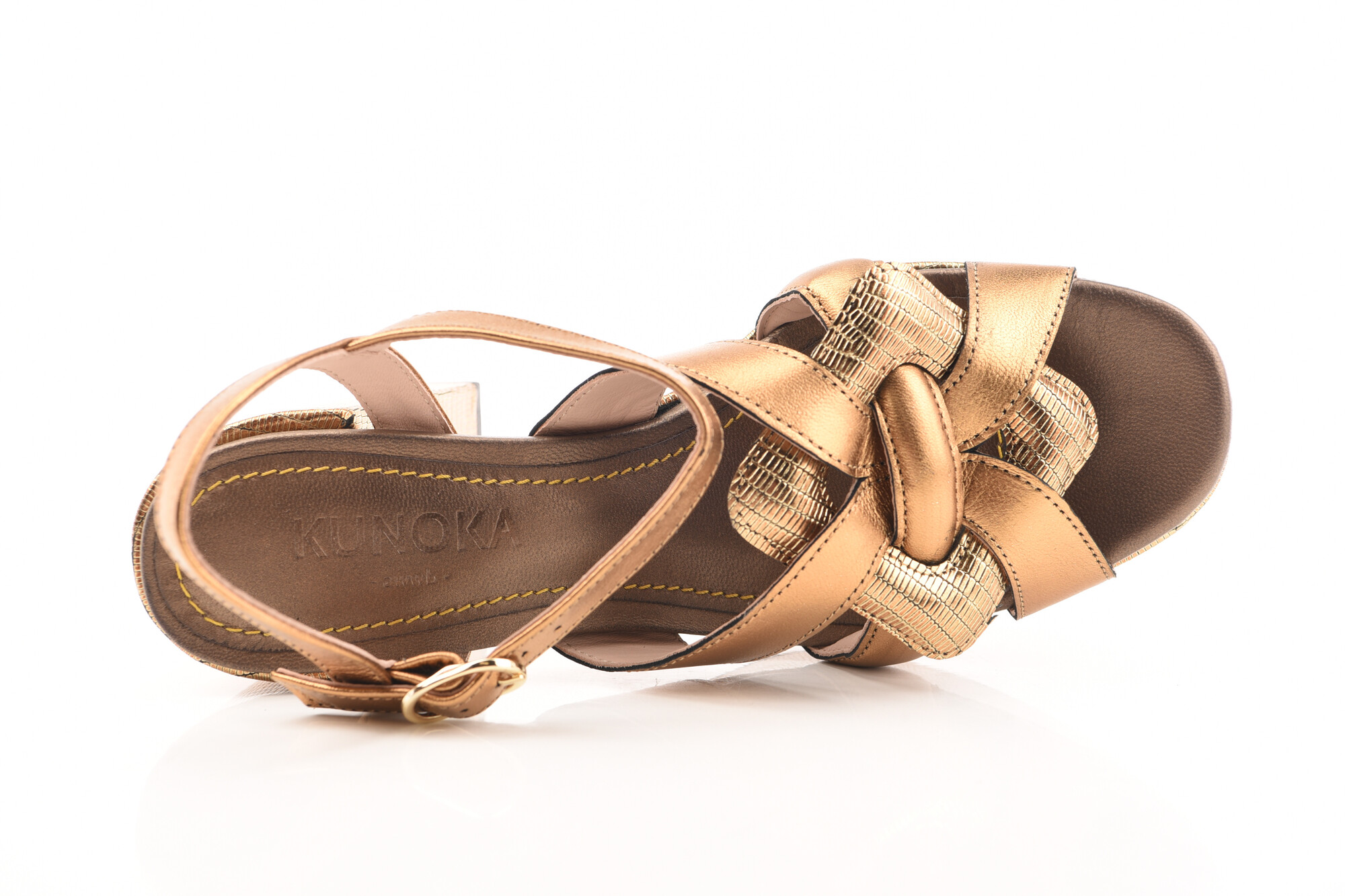 Brons Sandaal hak image