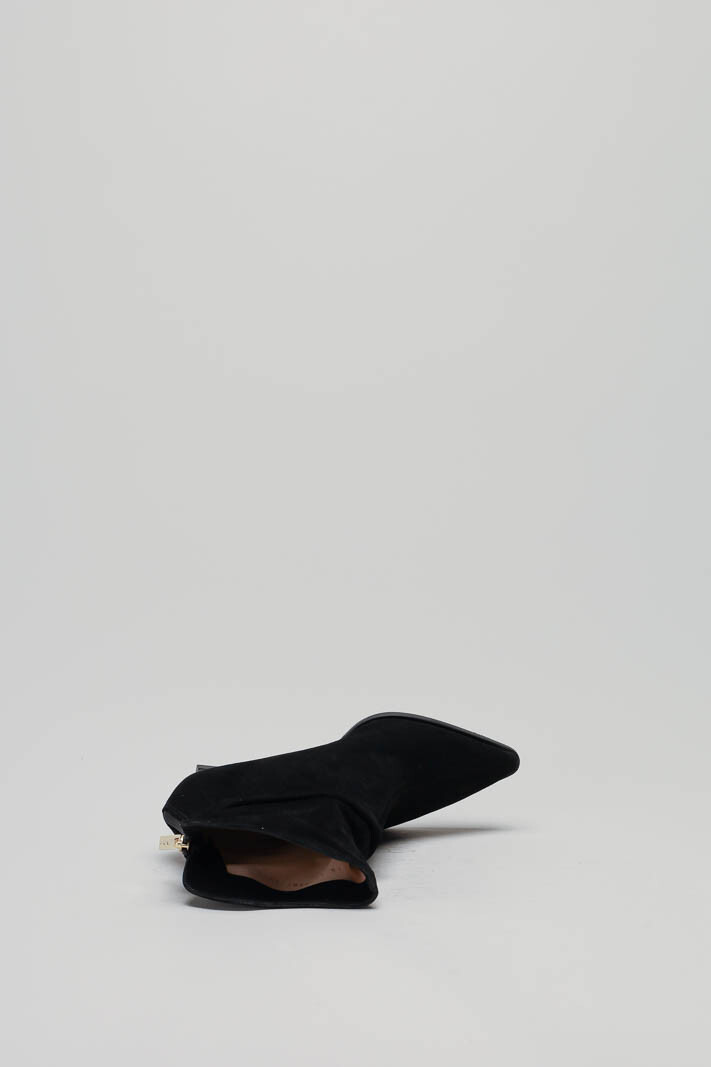 Zwart Enkellaars hak image