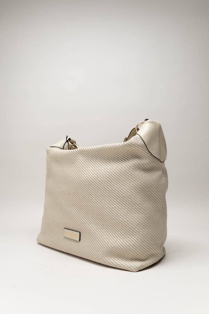 Beige Schoudertas
