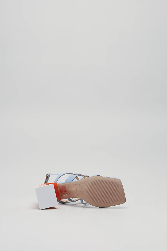 Lichtblauw Sandaal hak image