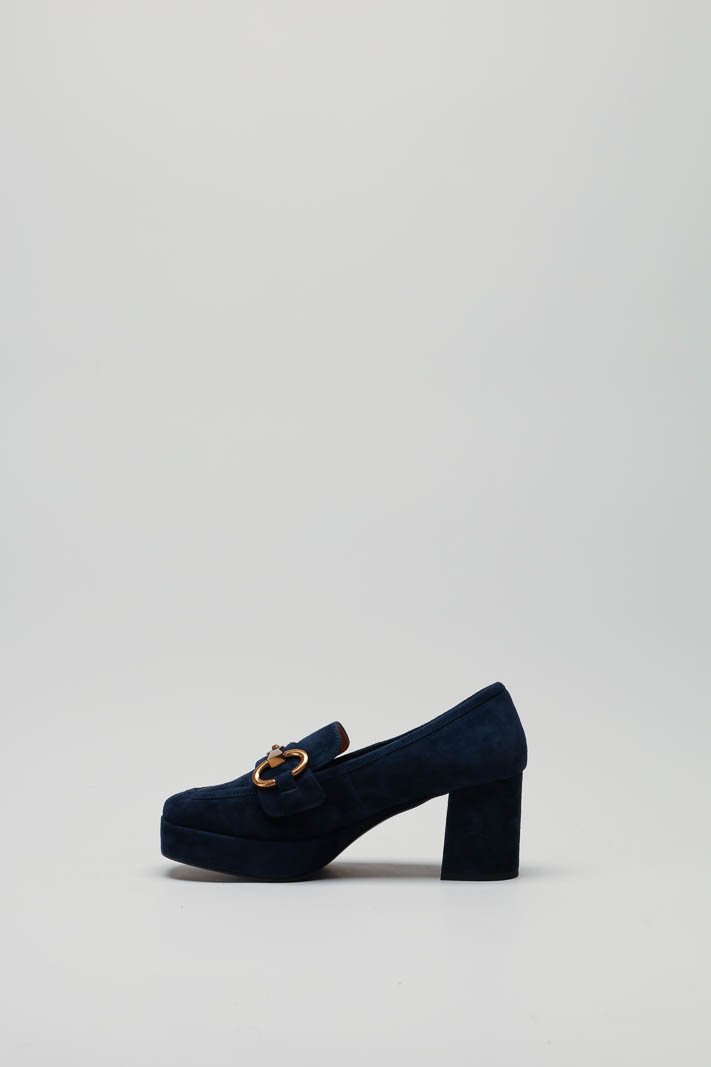 Donkerblauw Pump image