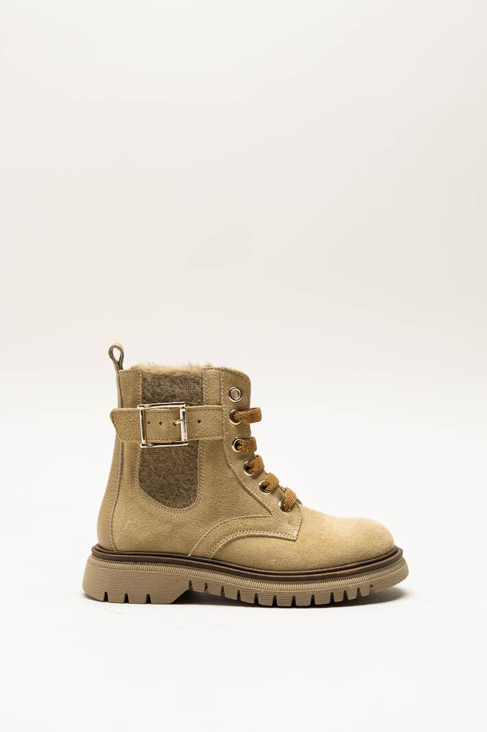 Beige Veterbottine