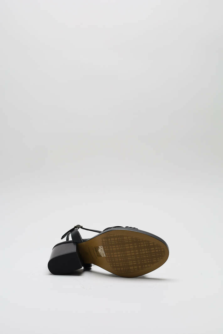 Zwart Sandaal hak image