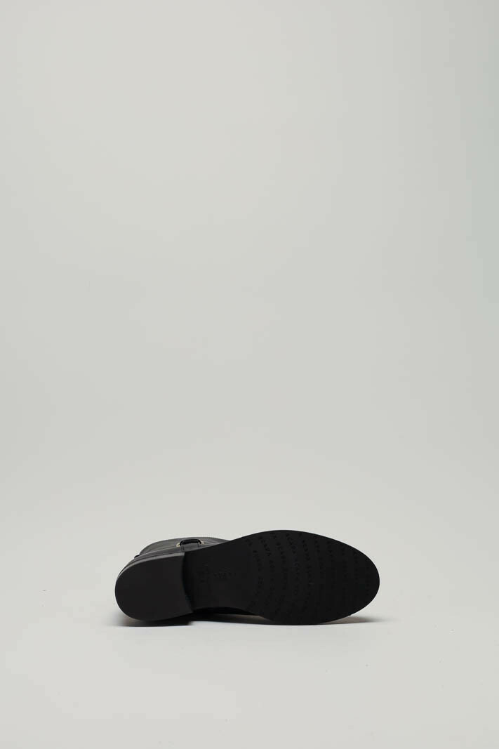 Zwart Enkellaars plat image