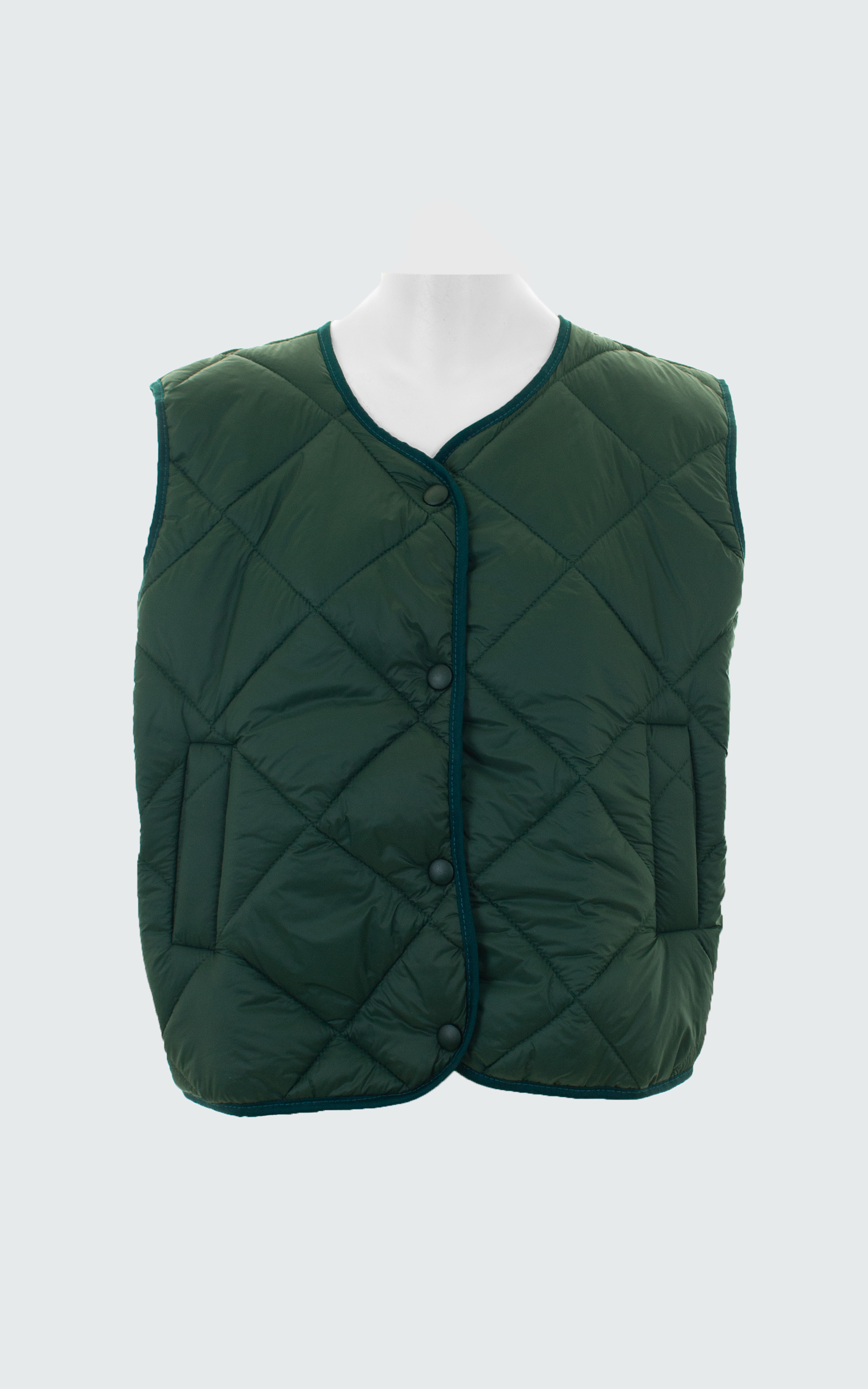 Groen Vest mouwloos